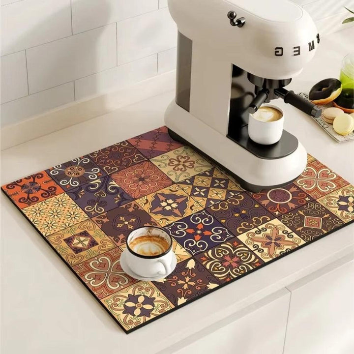 Chic Retro Tile Kitchen Mat 9