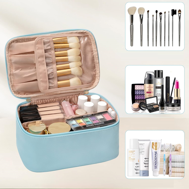 Chic Waterproof Travel Makeup Organizer 1