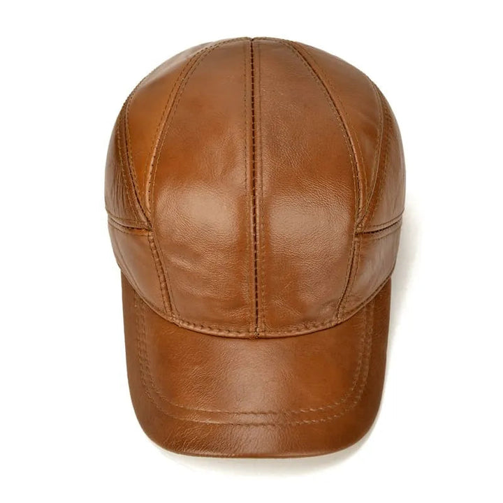 Classic Leather Baseball Cap 4