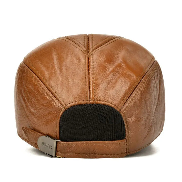 Classic Leather Baseball Cap 5