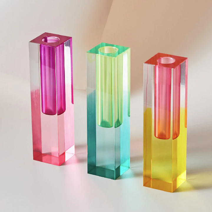 Colorful Acrylic Flower Vase 1