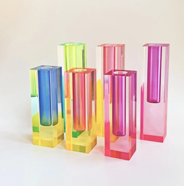 Colorful Acrylic Flower Vase 2