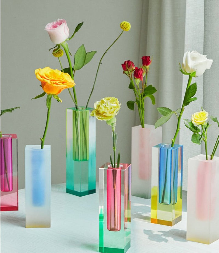 Colorful Acrylic Flower Vase 4