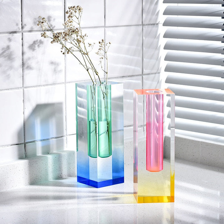 Colorful Acrylic Flower Vase 6