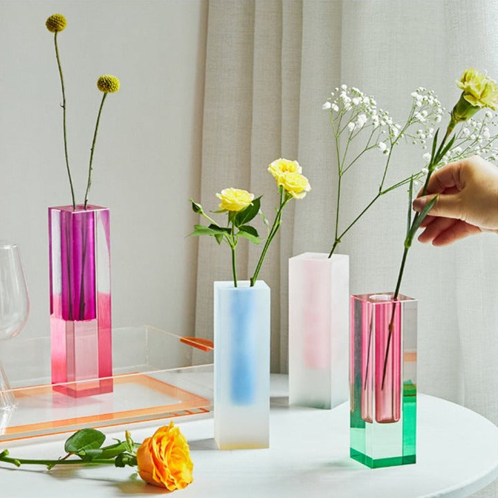 Colorful Acrylic Flower Vase 8