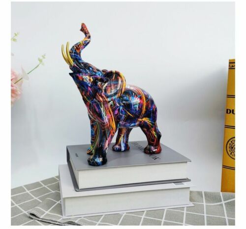 Colorful Resin Elephant Statue 2