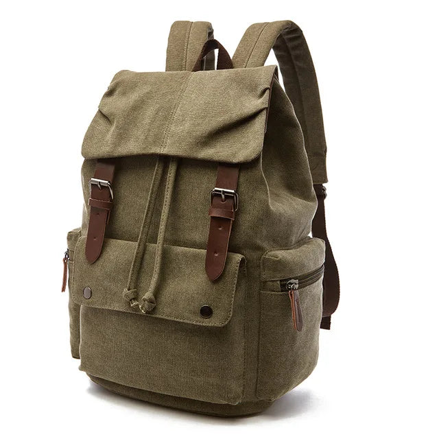 Cozy Canvas Travel Backpack 0