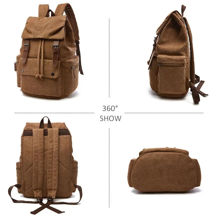 Cozy Canvas Travel Backpack 2