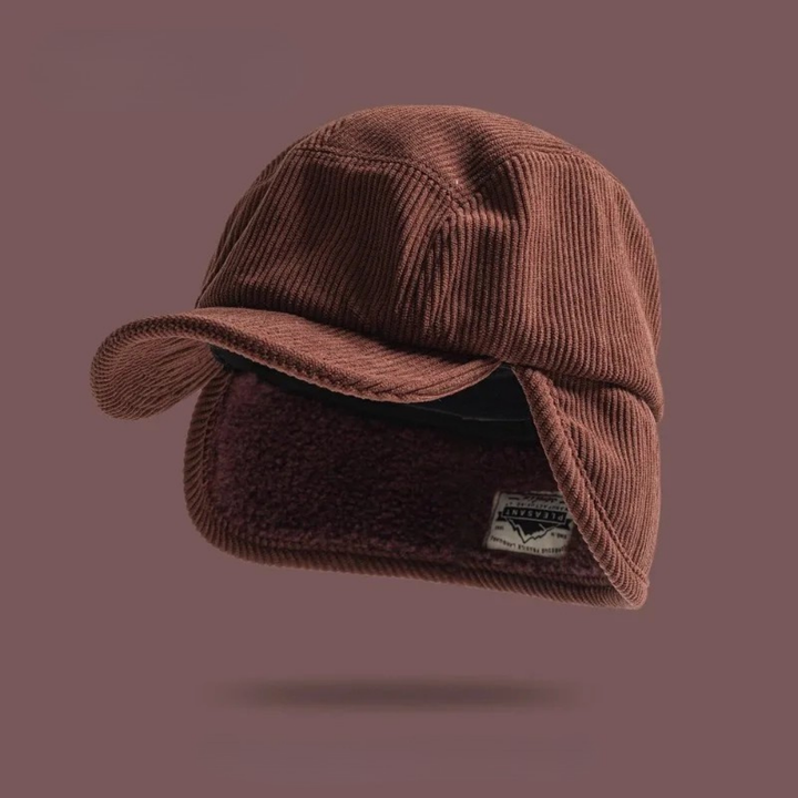 Cozy Corduroy Winter Hat 1