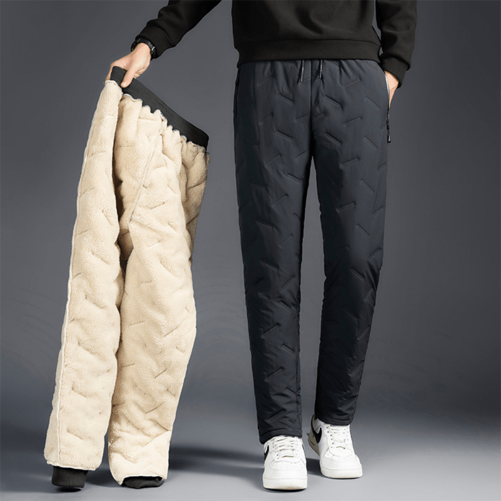 Cozy Fleece-Lined Trousers 2