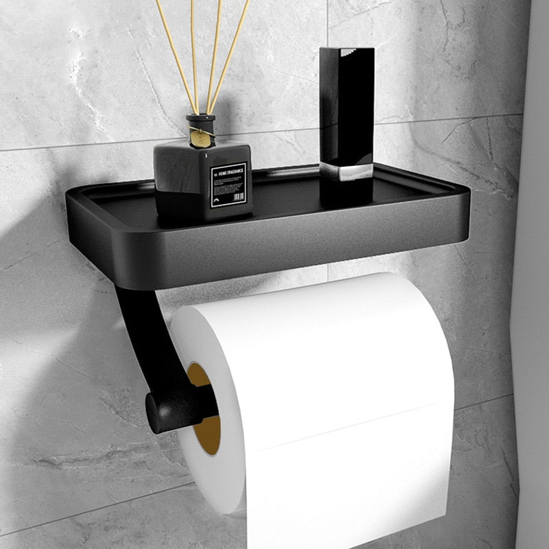 Elegant Adhesive Toilet Paper Holder 0