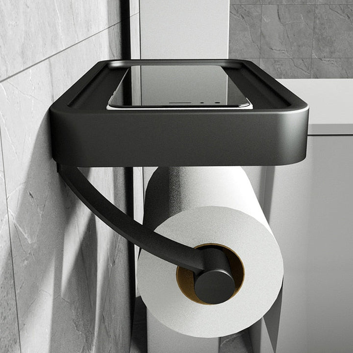 Elegant Adhesive Toilet Paper Holder 1