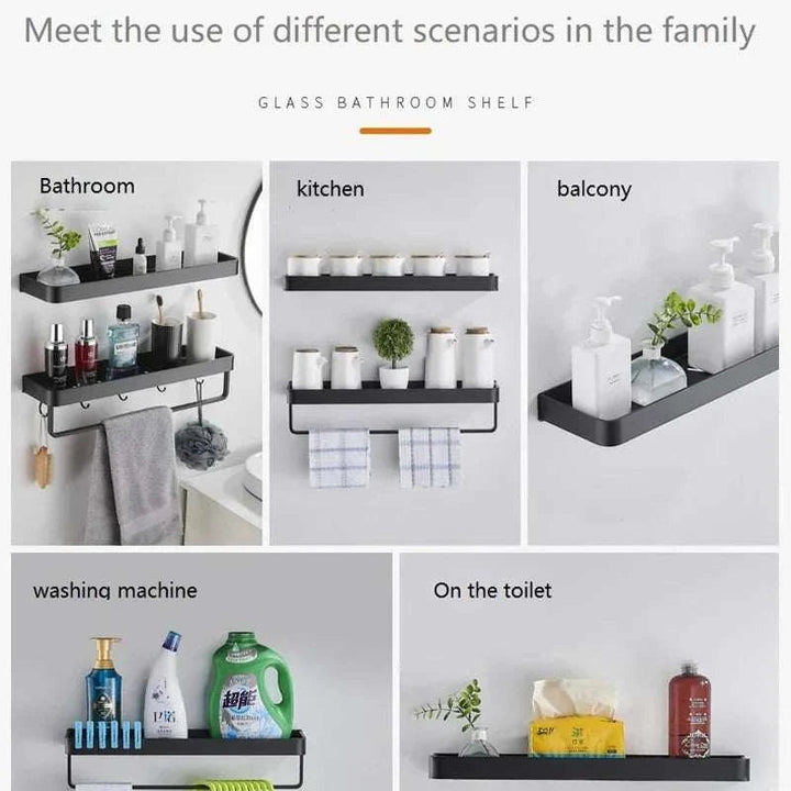Elegant Aluminum Bathroom Shelf 7