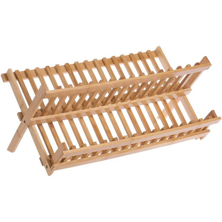 Elegant Bamboo Dish Rack 4