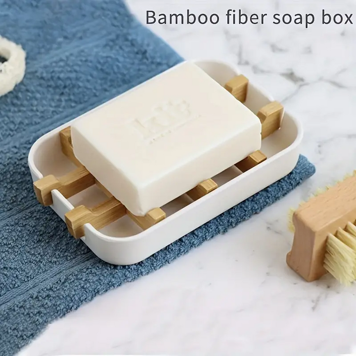 Elegant Bamboo Soap Dish 1