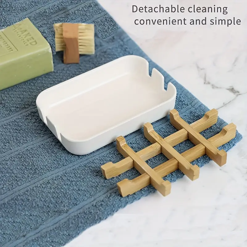 Elegant Bamboo Soap Dish 2