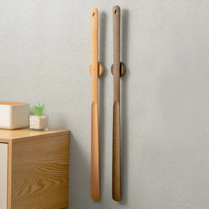 Elegant Beech Wood Long Shoe Horn 2