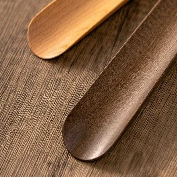 Elegant Beech Wood Long Shoe Horn 5