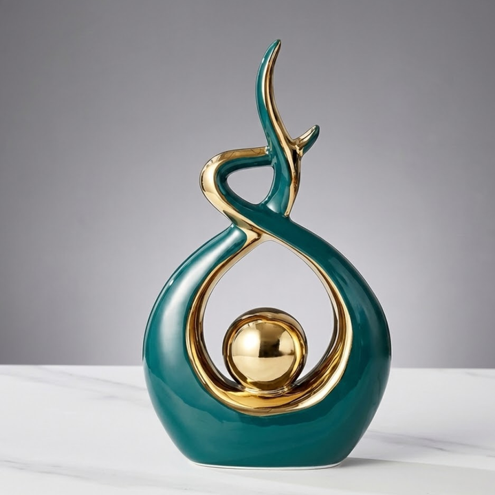 Elegant Ceramic Sculpture 0