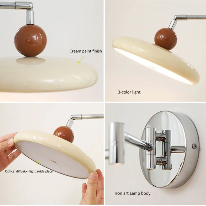 Elegant Cream Wall Sconce 5