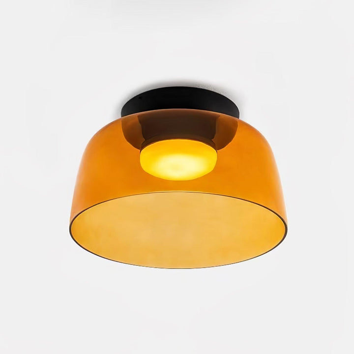 Elegant Glass Flush Mount Ceiling Light 1