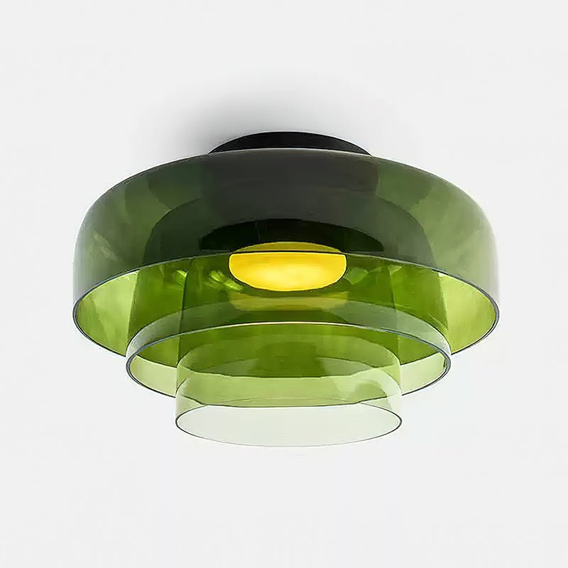 Elegant Glass Flush Mount Ceiling Light 11