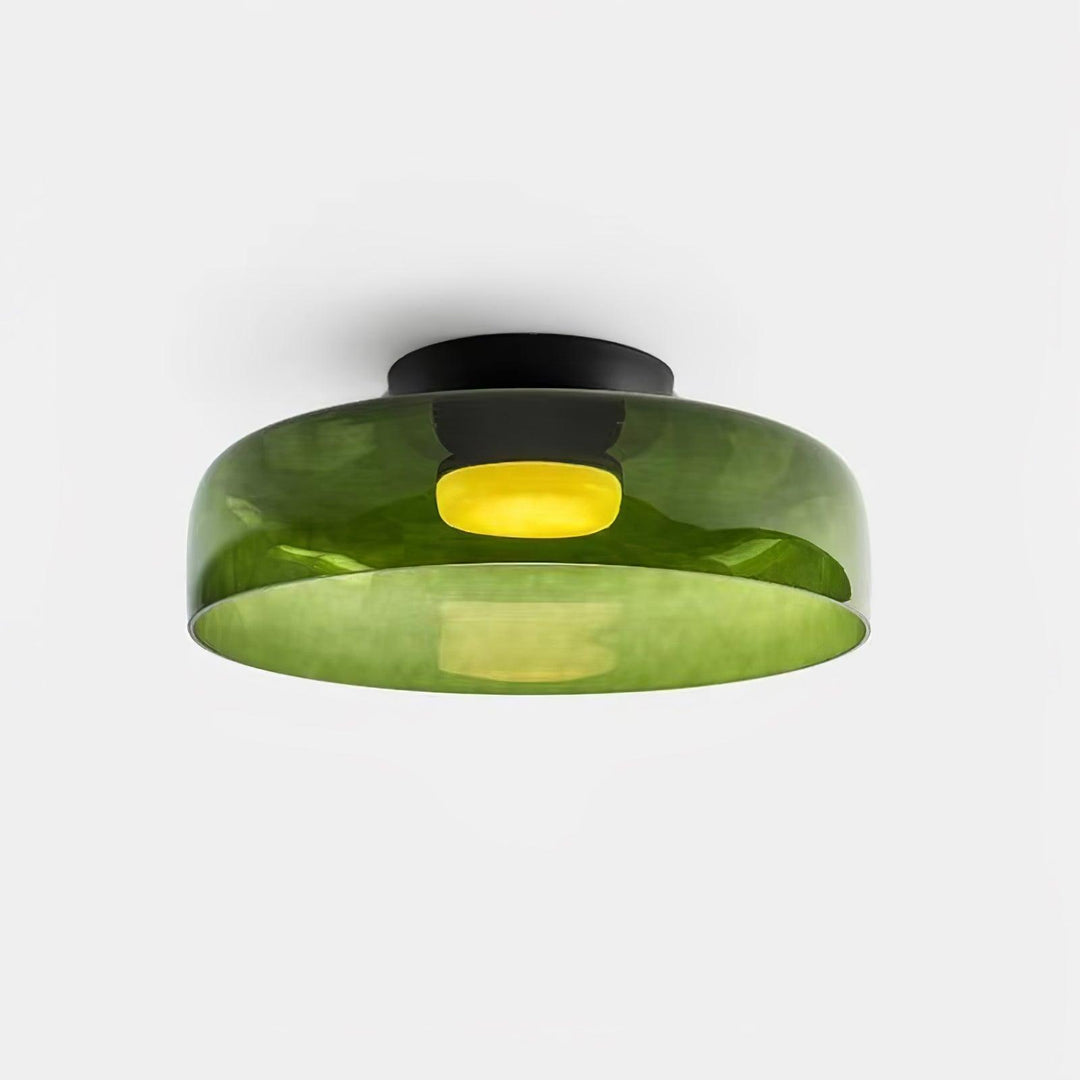 Elegant Glass Flush Mount Ceiling Light 13