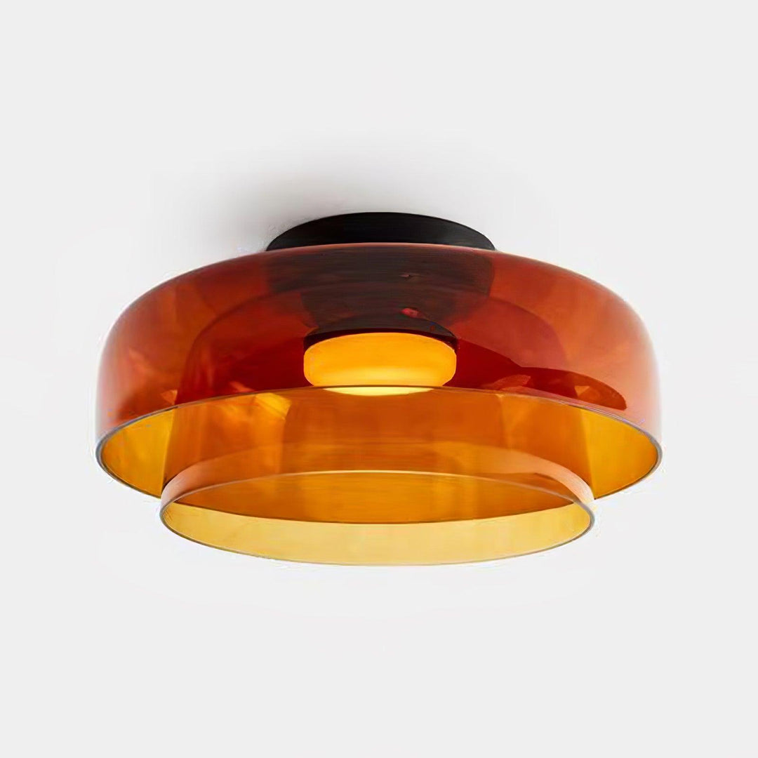 Elegant Glass Flush Mount Ceiling Light 19