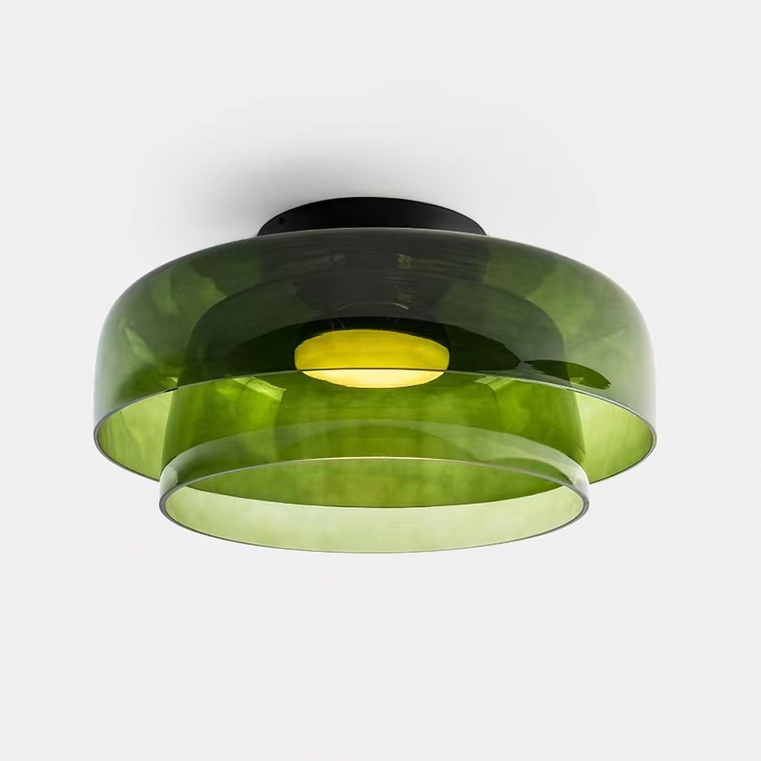 Elegant Glass Flush Mount Ceiling Light 24