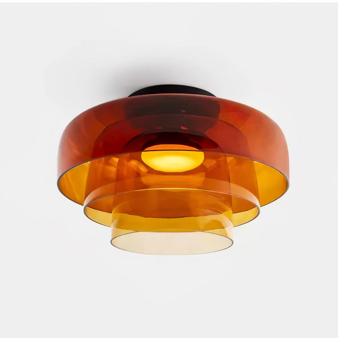 Elegant Glass Flush Mount Ceiling Light 25