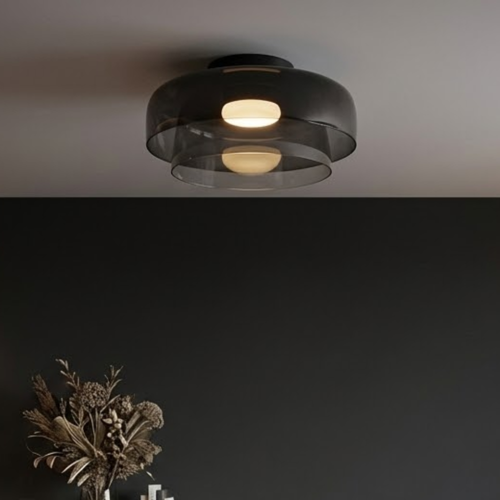 Elegant Glass Flush Mount Ceiling Light 26