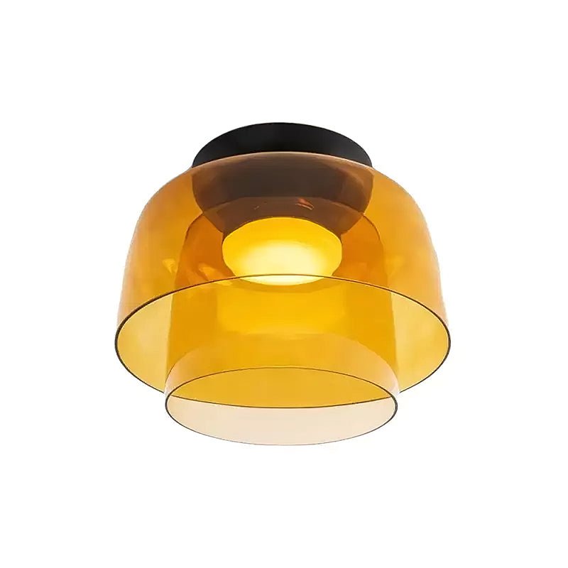 Elegant Glass Flush Mount Ceiling Light 27