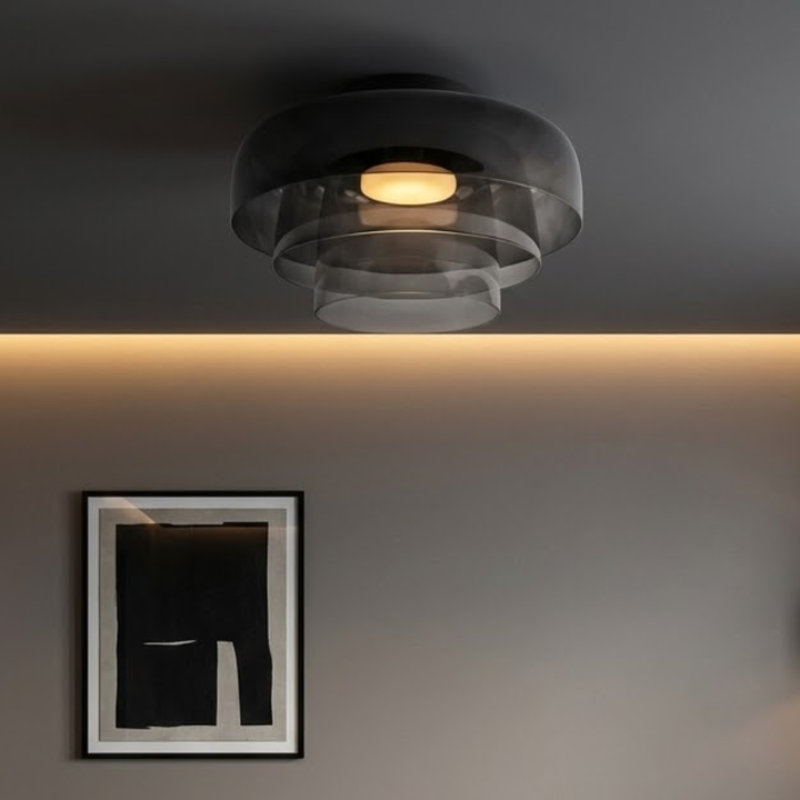 Elegant Glass Flush Mount Ceiling Light 28