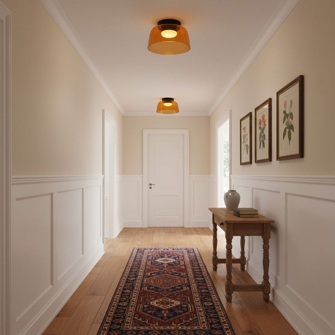 Elegant Glass Flush Mount Ceiling Light 5