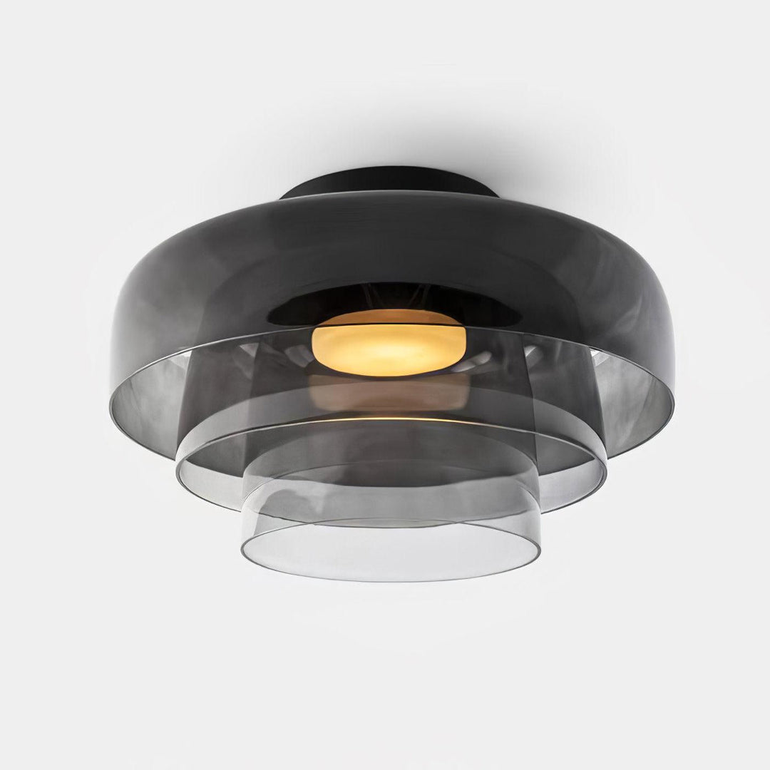 Elegant Glass Flush Mount Ceiling Light 9