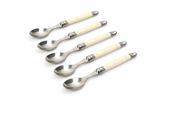 Elegant Ivory Silverware Set 0
