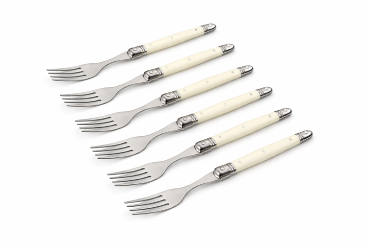 Elegant Ivory Silverware Set 10