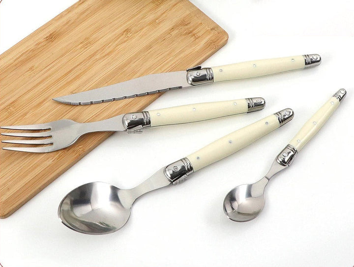 Elegant Ivory Silverware Set 2