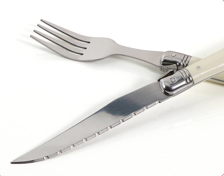Elegant Ivory Silverware Set 5