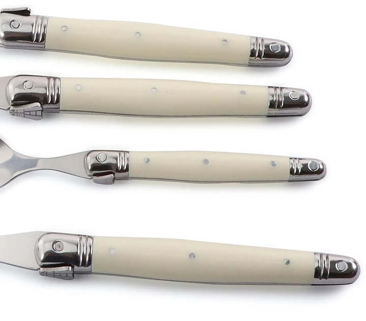 Elegant Ivory Silverware Set 8