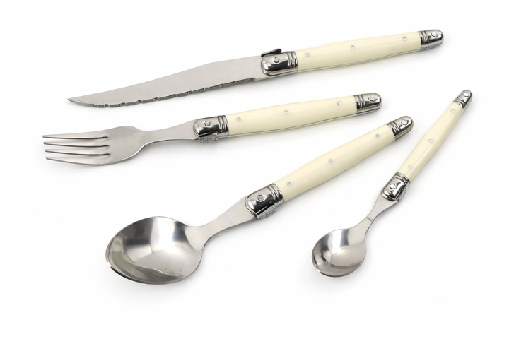 Elegant Ivory Silverware Set 9
