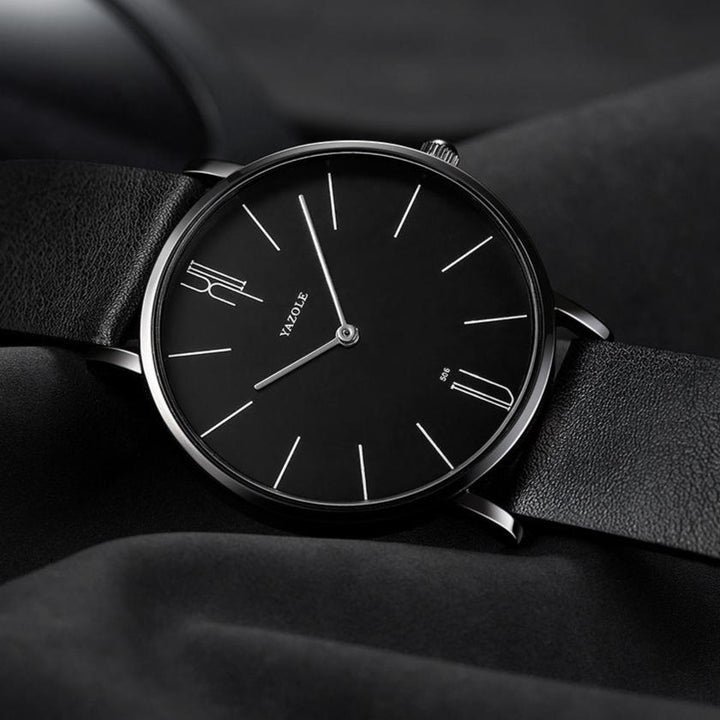 Elegant Leather Minimalist Watch 5
