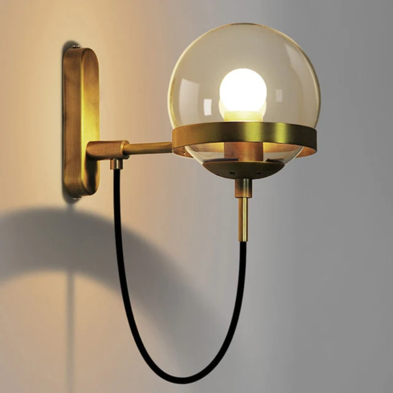 Elegant Metal Glass Sconce Light 1