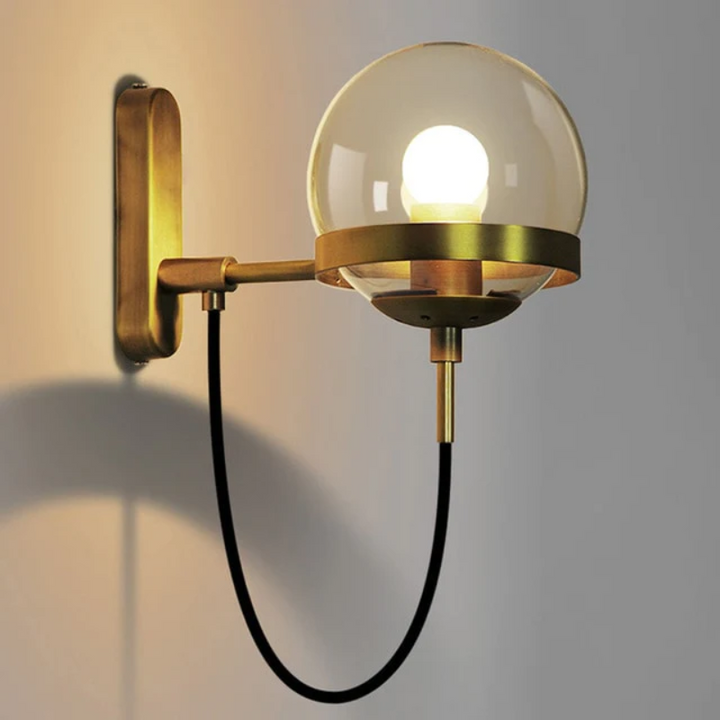 Elegant Metal Glass Sconce Light 1