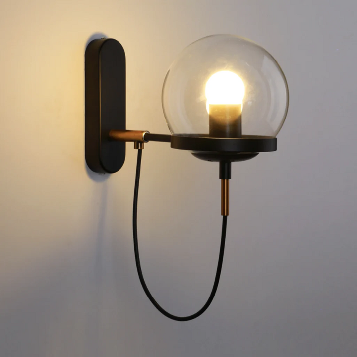 Elegant Metal Glass Sconce Light 2