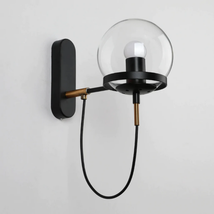 Elegant Metal Glass Sconce Light 3