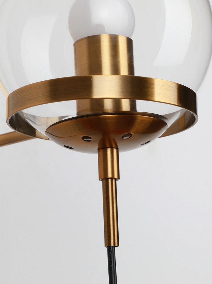 Elegant Metal Glass Sconce Light 8