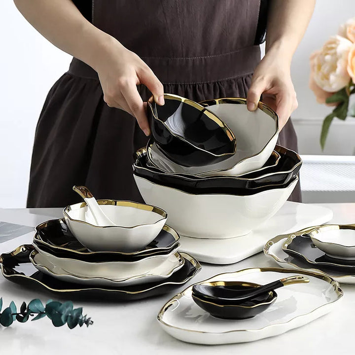 Elegant Porcelain Dinnerware Set 1