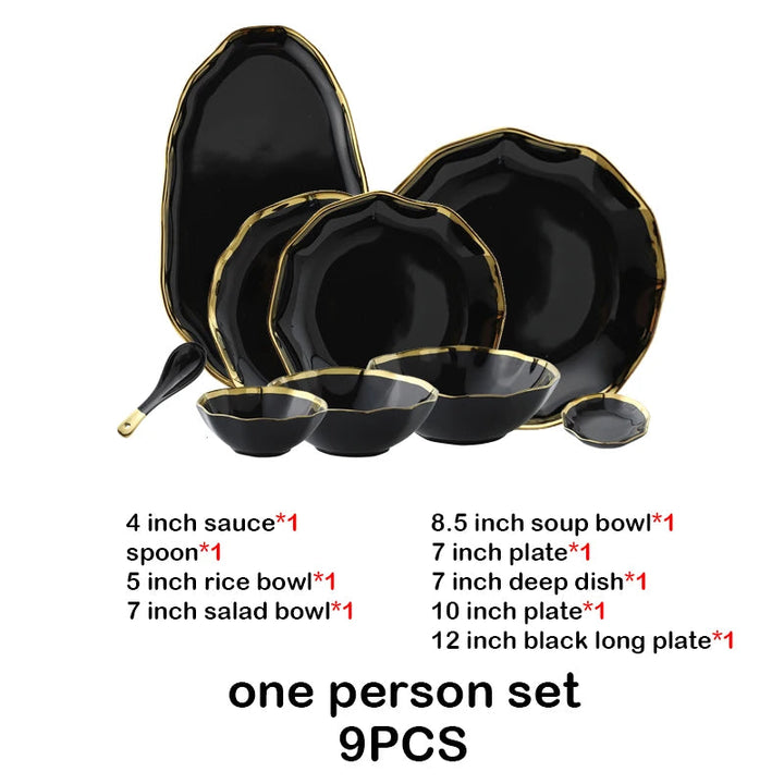 Elegant Porcelain Dinnerware Set 4