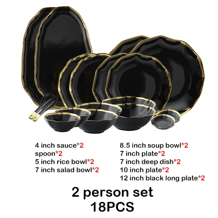 Elegant Porcelain Dinnerware Set 5